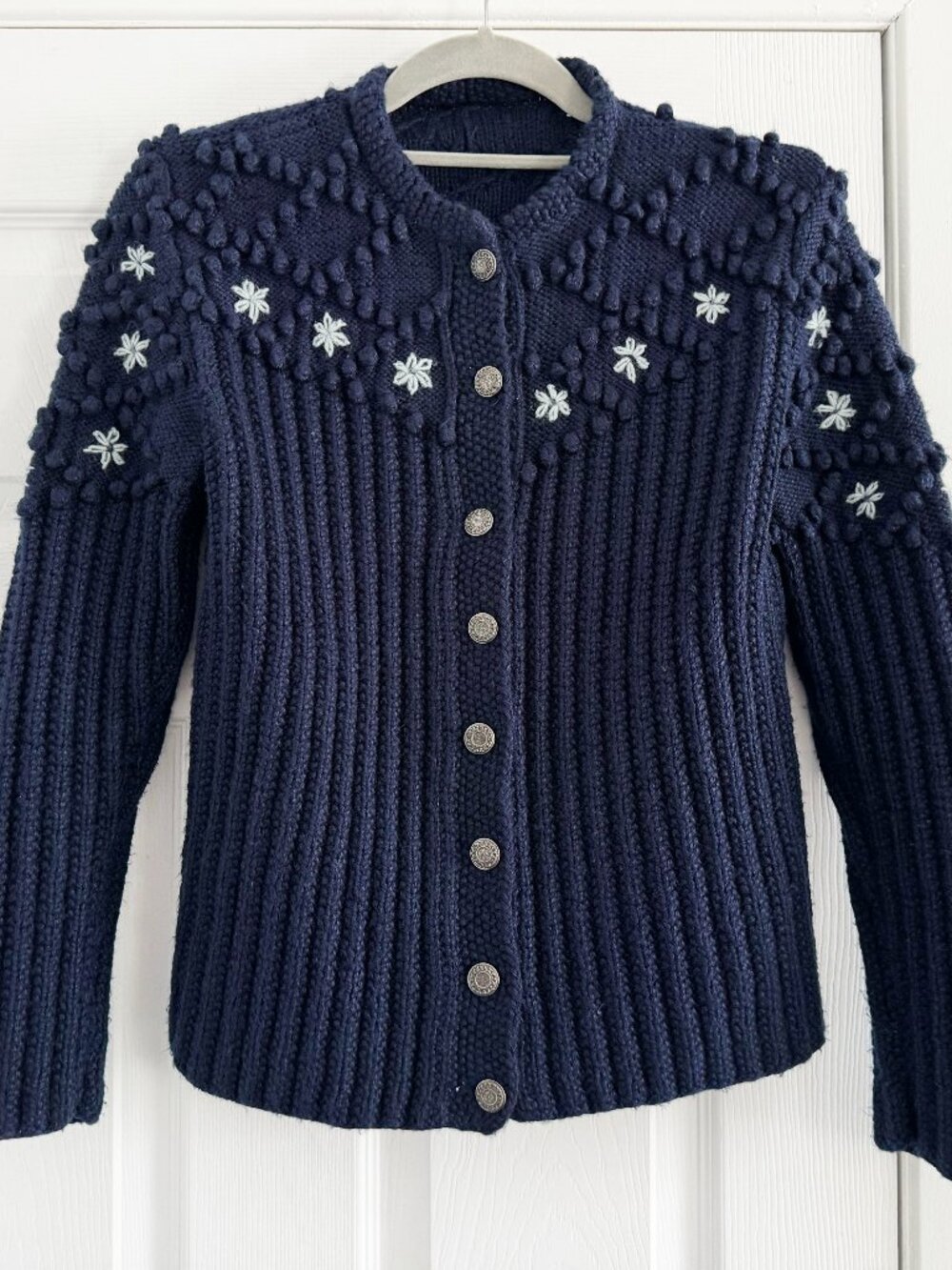 No Label Navy Cardigan - fits like S/M ish
